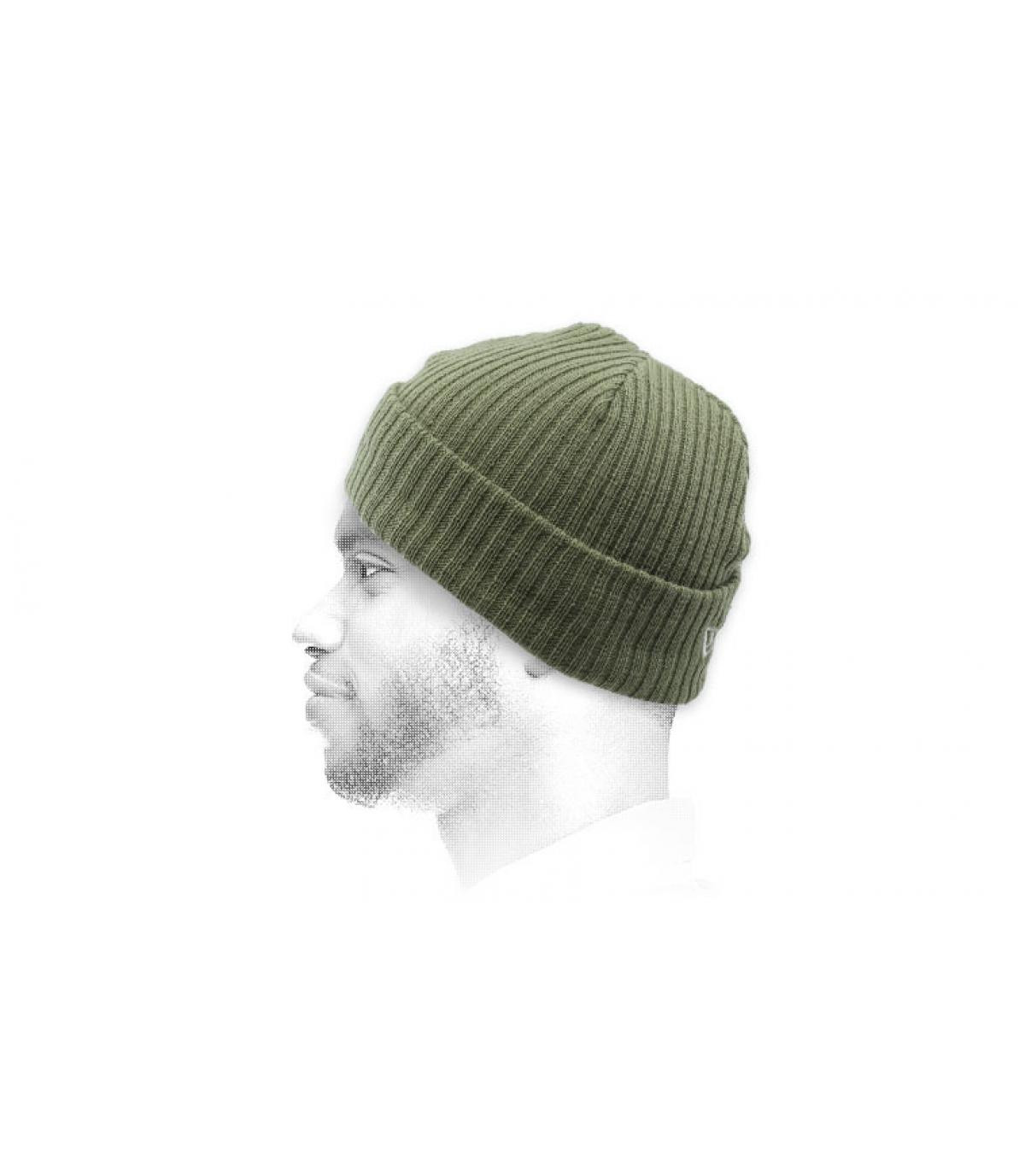 gorro docker verde Fisherman Cuff olive